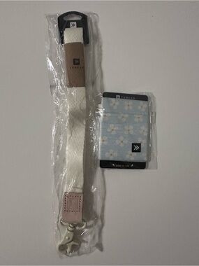 THREAD Wallet - Cream Key Lanyard with Daisy Blue Card Holder